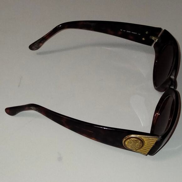 Fendi Vintage 80\'s Dark Amber Sunglasses Shade Frames Eyewear 140 & Case main image 9